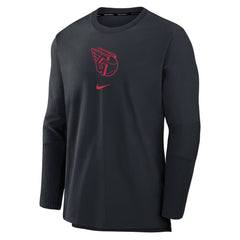 Cleveland Guardians Nike Authentic Collection Player Dri-FIT Lightweight Pullover - Navy - Nike Sale