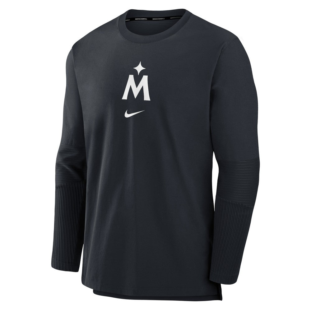 Minnesota Twins Nike Authentic Collection Player Dri-FIT Lightweight Pullover - Navy - Nike Sale