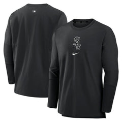 Chicago White Sox Nike Authentic Collection Player Dri-FIT Lightweight Pullover - Black - Nike Sale