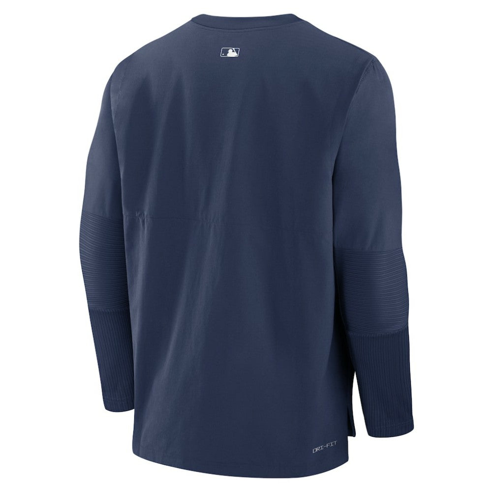 Tampa Bay Rays Nike Authentic Collection Player Dri-FIT Lightweight Pullover - Navy - Nike Sale