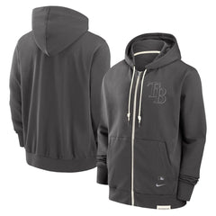 Tampa Bay Rays Nike Authentic Collection Travel Player Performance Full-Zip Hoodie - Charcoal - Nike Online