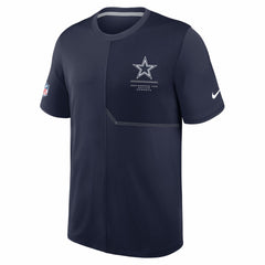 Nike Dallas Cowboys Sideline UV Dri-FIT Coach Shirt Navy