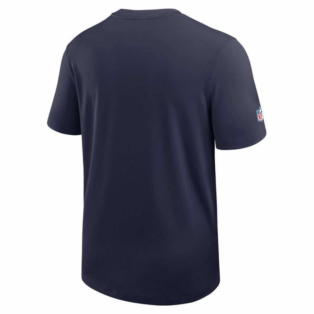 Nike Dallas Cowboys Sideline UV Dri-FIT Coach Shirt Navy
