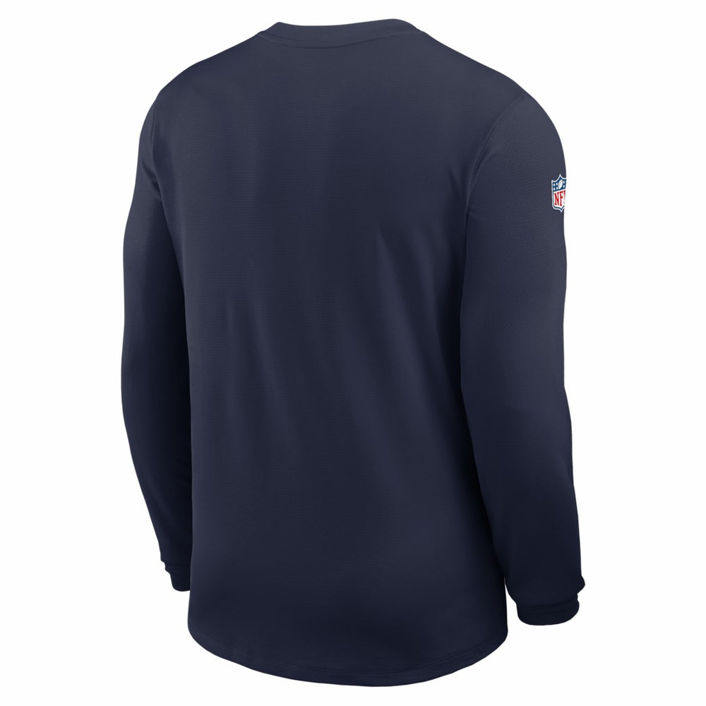 Nike Dallas Cowboys Sideline Coach UV Dri-FIT Long Sleeve Shirt Navy