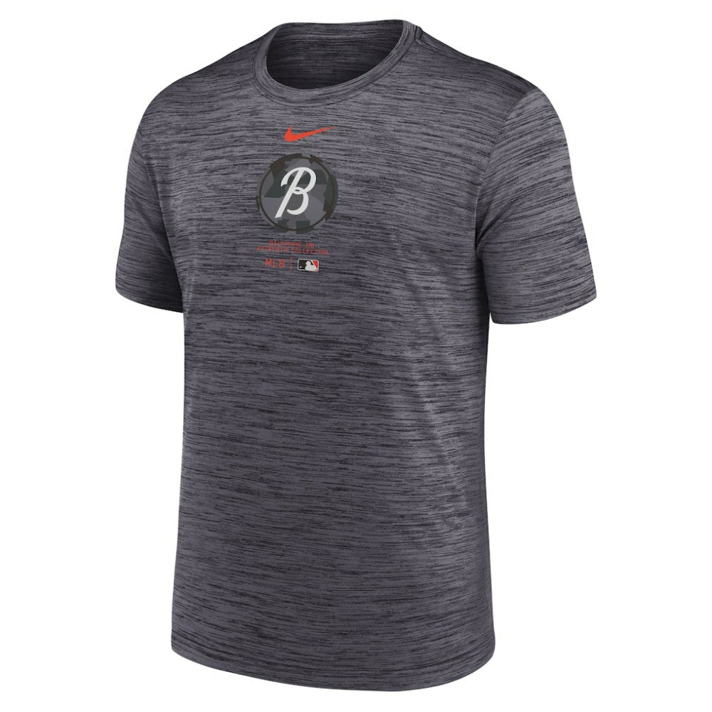 Baltimore Orioles Nike City Connect Authentic Collection Practice Velocity Performance T-Shirt - Black - Nike on Sale