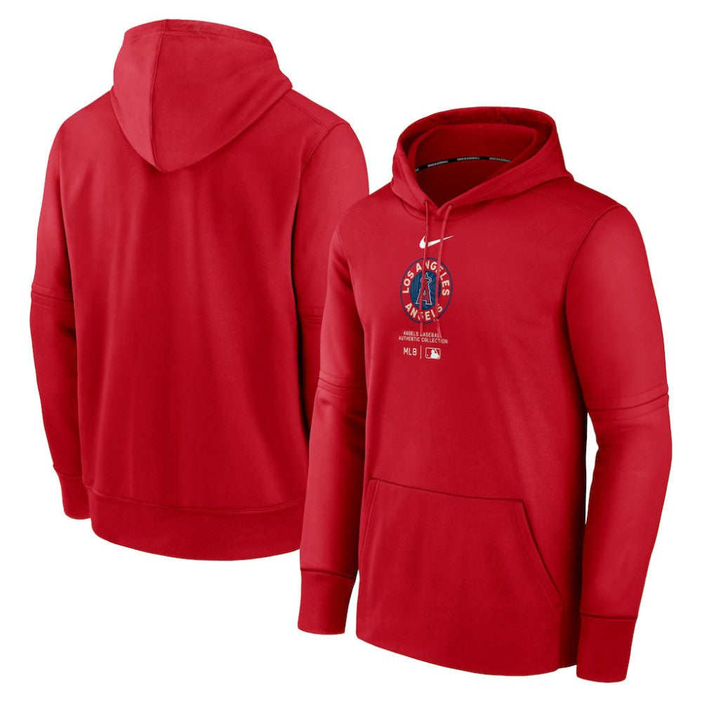 Los Angeles Angels Nike Authentic Collection City Connect Practice Performance Pullover Hoodie - Red - Nike Discount