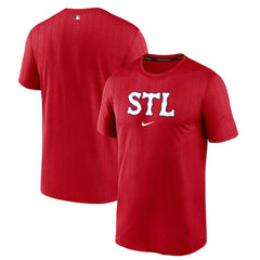 St. Louis Cardinals Nike 2024 City Connect Authentic Collection Practice Velocity Performance T-Shirt - Red - Nike Sale
