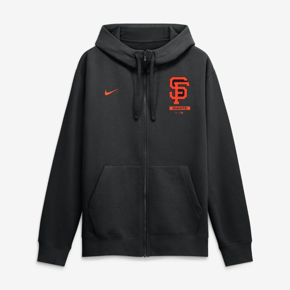 San Francisco Giants Nike Primetime Lockup Full-Zip Hoodie - Black - Nike Sale