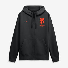 San Francisco Giants Nike Primetime Lockup Full-Zip Hoodie - Black - Nike Sale