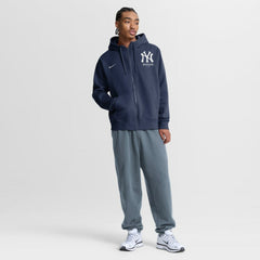 New York Yankees Nike Primetime Lockup Full-Zip Hoodie - Navy - Nike Online