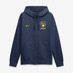 Milwaukee Brewers Nike Primetime Lockup Full-Zip Hoodie - Navy - Nike Discount