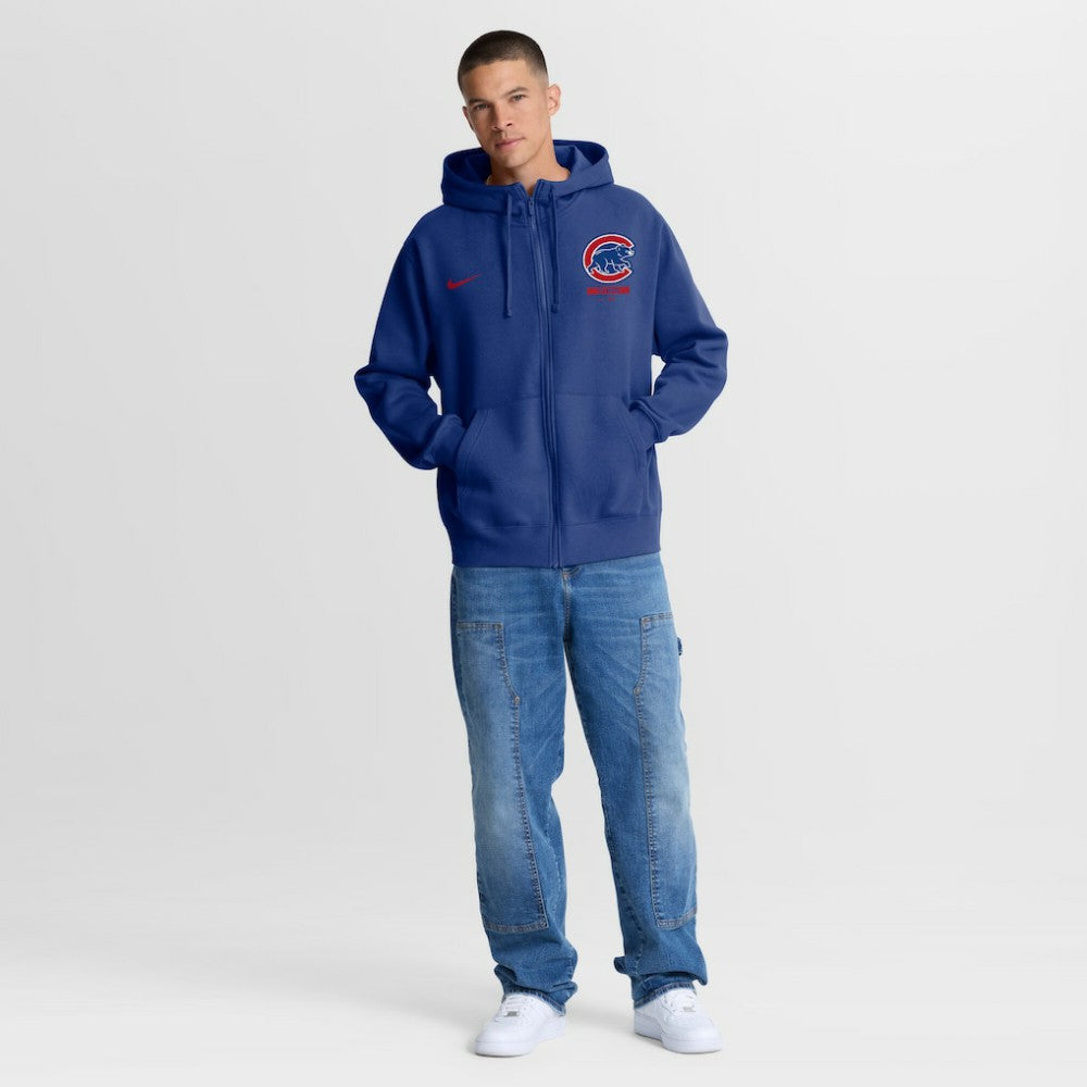 Chicago Cubs Nike Primetime Lockup Full-Zip Hoodie - Royal - Nike Sale