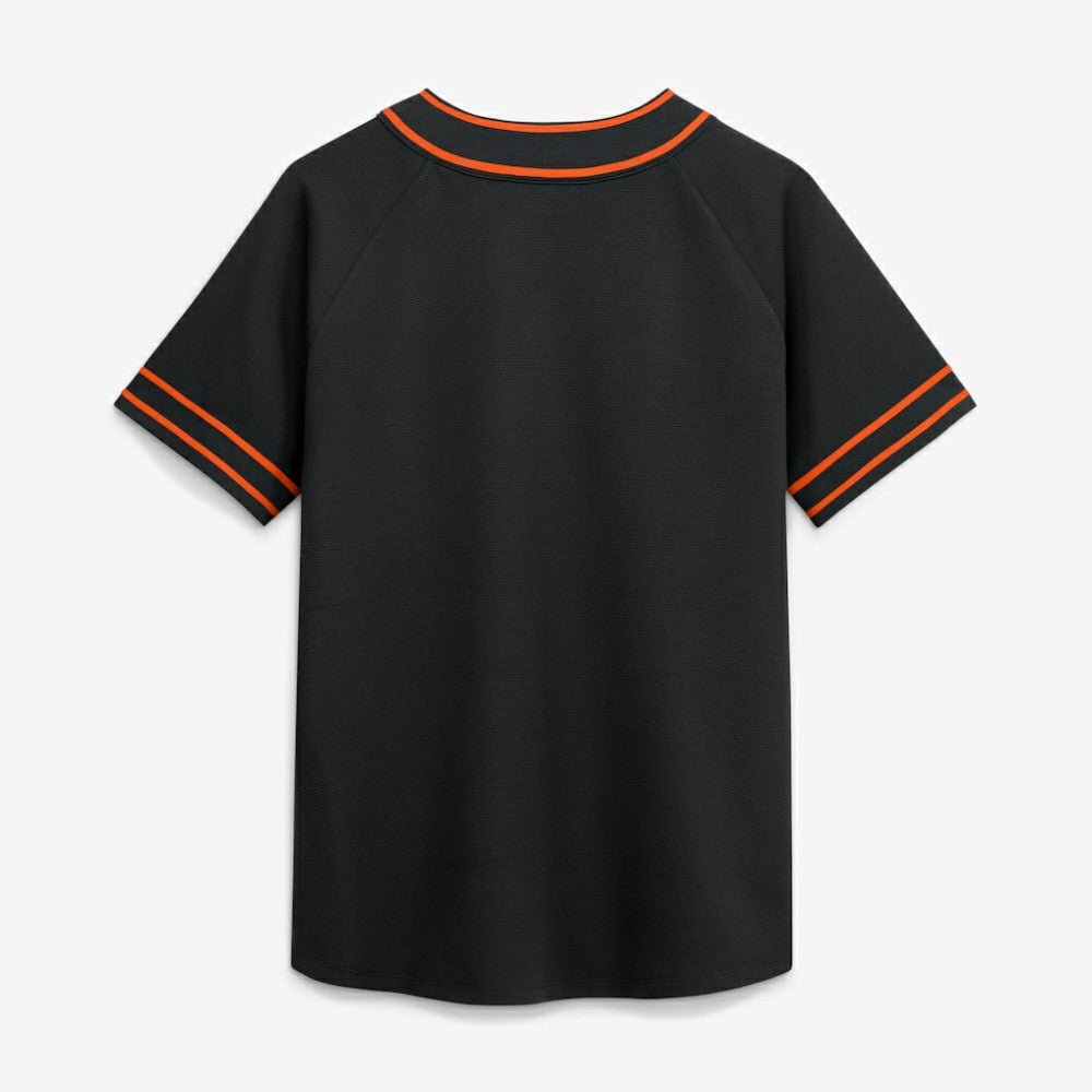 San Francisco Giants Fanatics Women's Diva Race Ahead Raglan V-Neck T-Shirt - Black - Fanatics Lifestyle