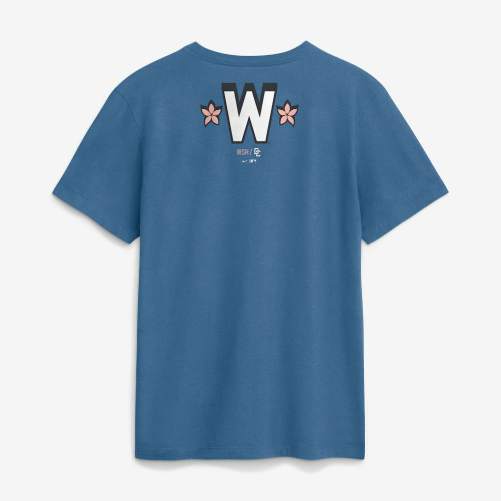 Washington Nationals Nike City Connect 2-Hit T-Shirt - Blue - Nike Online
