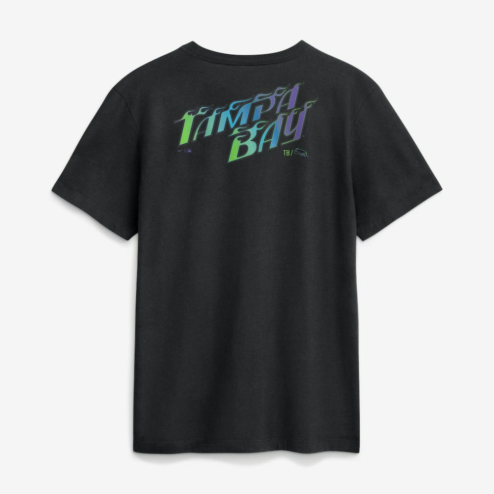 Tampa Bay Rays Nike City Connect 2-Hit T-Shirt - Black - Nike on Sale