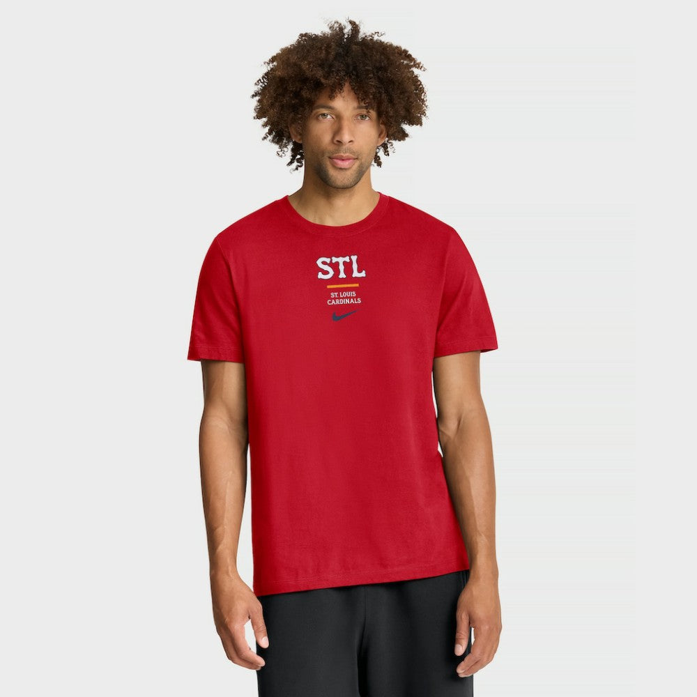 St. Louis Cardinals Nike City Connect 2-Hit T-Shirt - Red - Nike Online