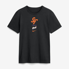 San Francisco Giants Nike City Connect 2-Hit T-Shirt - Black - Nike Online