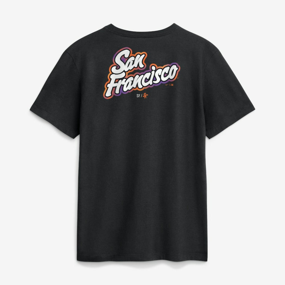 San Francisco Giants Nike City Connect 2-Hit T-Shirt - Black - Nike Online