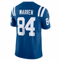 Nike Tyler Warren Indianapolis Colts Team Vapor F.U.S.E. Limited Jersey Royal