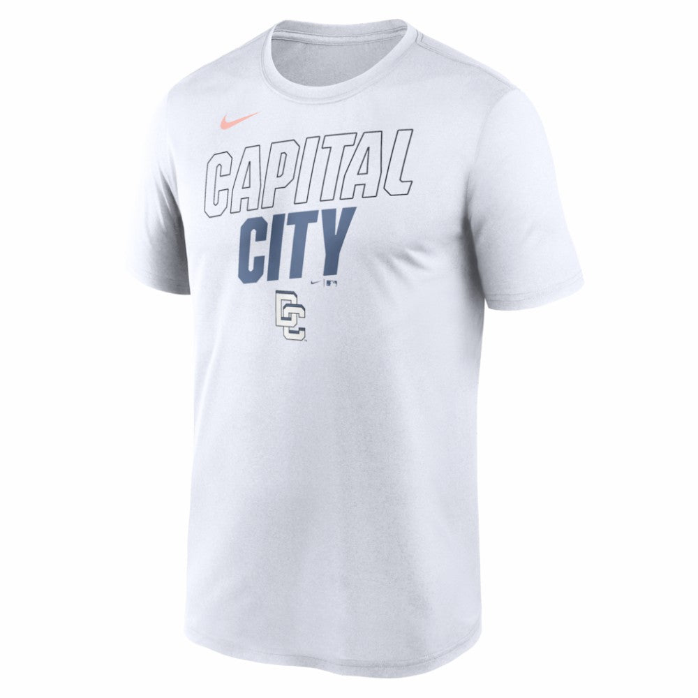 Washington Nationals Nike 2026 City Connect Team Phrase Script Dri-FIT T-Shirt - White - Nike Lifestyle