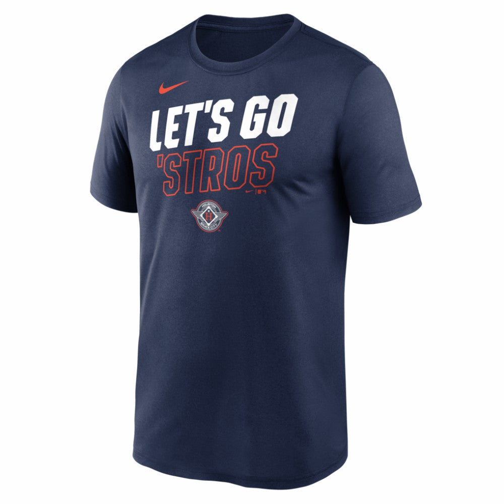 Houston Astros Nike City Connect Team Phrase Script Dri-FIT T-Shirt - Navy - Nike on Sale