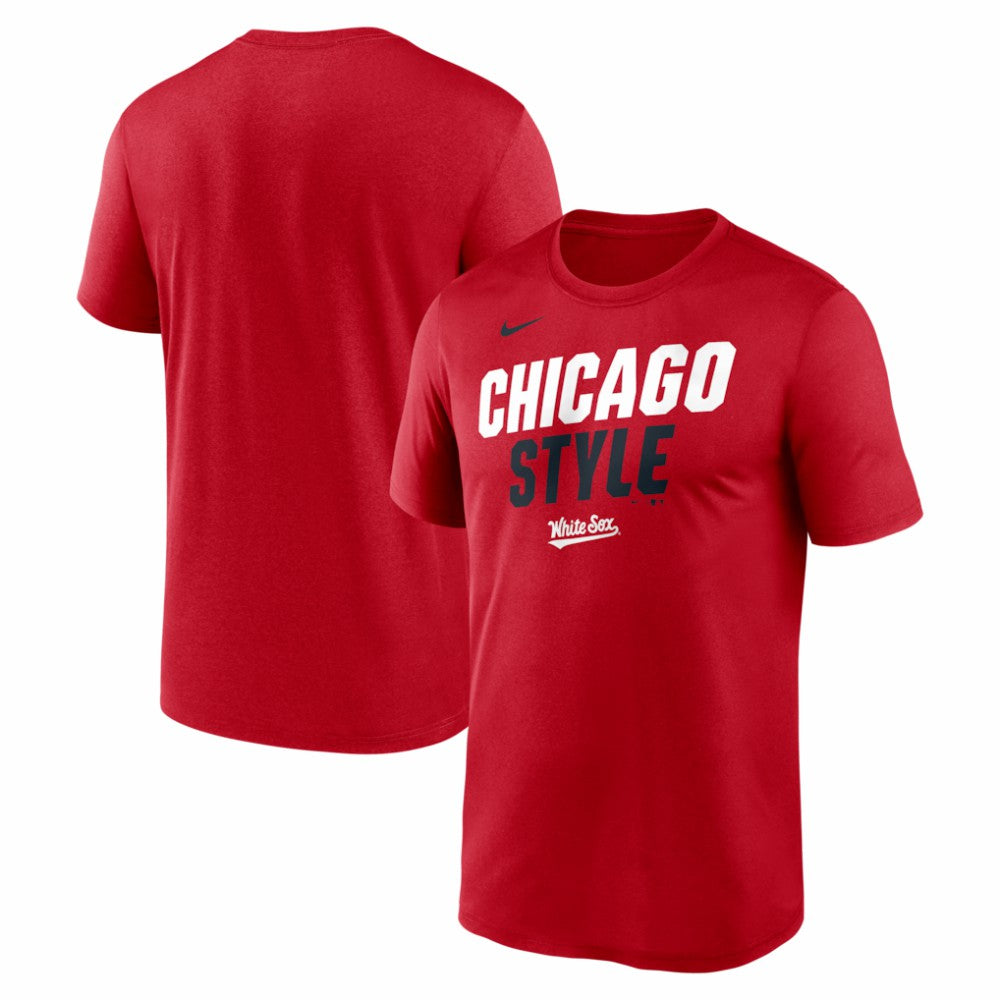 Chicago White Sox Nike City Connect Team Phrase Script Dri-FIT T-Shirt - Red - Nike Sale