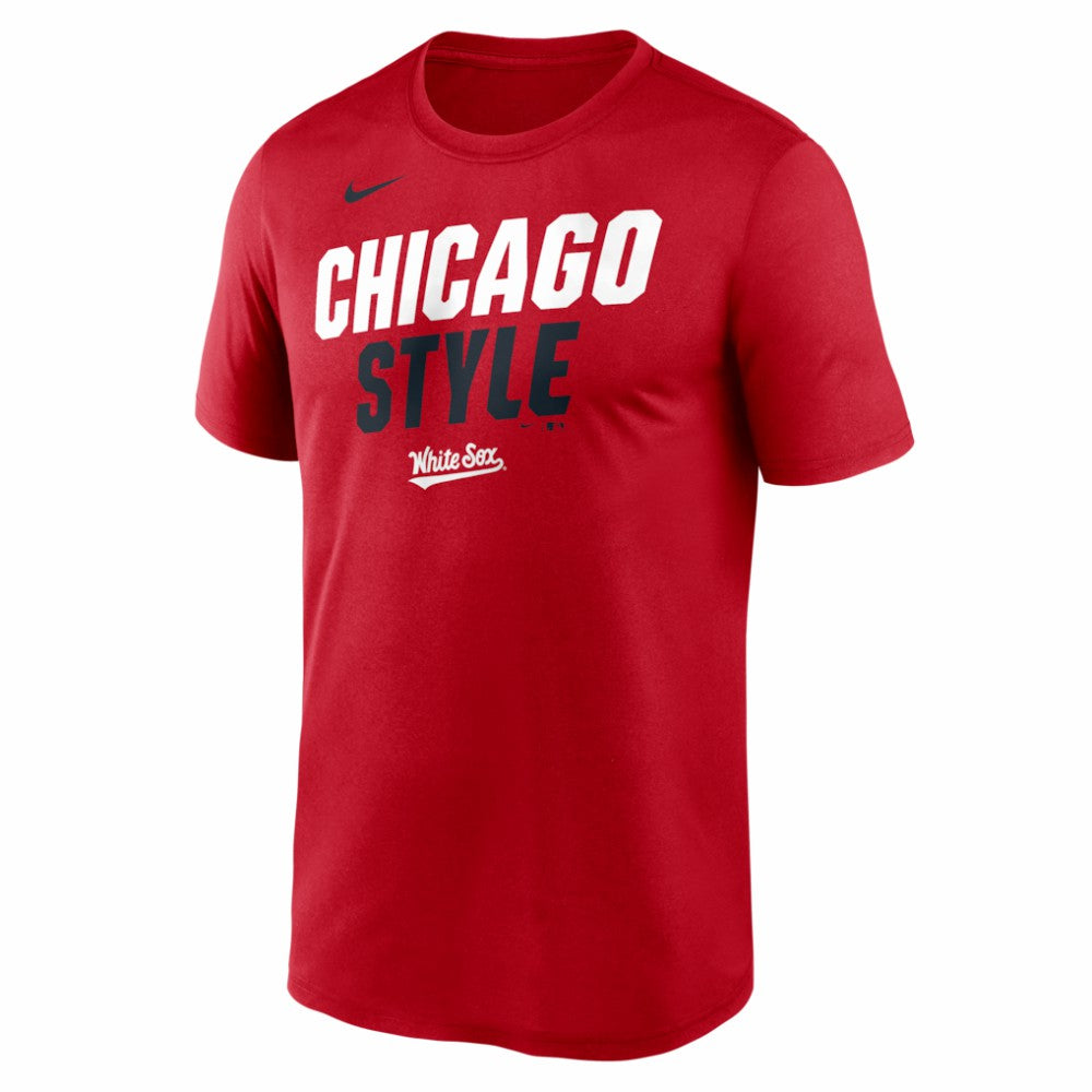 Chicago White Sox Nike City Connect Team Phrase Script Dri-FIT T-Shirt - Red - Nike Sale