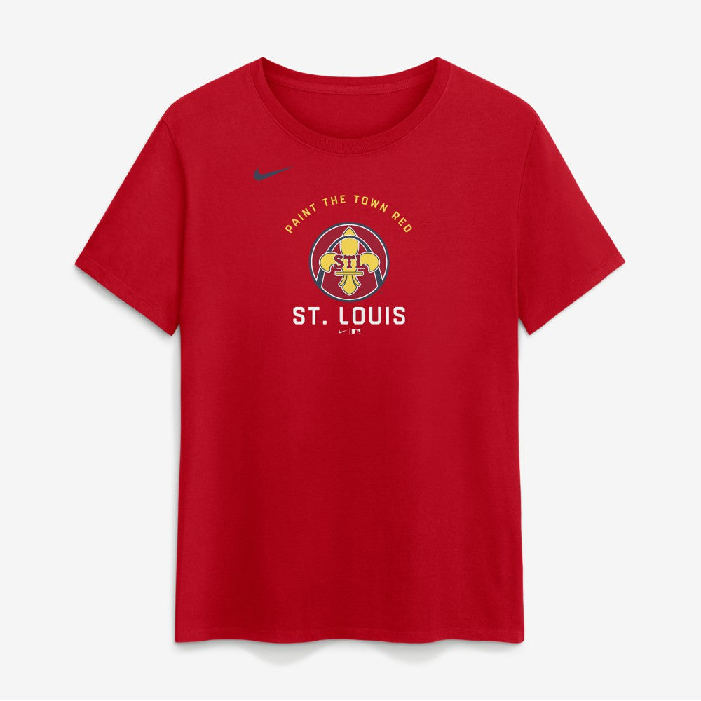 St. Louis Cardinals Nike Women's City Connect Arch T-Shirt - Red - Nike on Sale