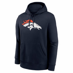 Nike Bo Nix Denver Broncos Name & Number Fleece Hoodie Navy
