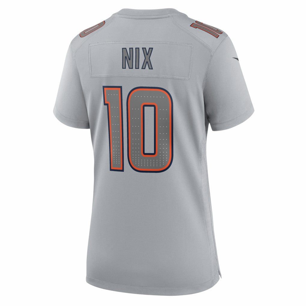 Nike Bo Nix Denver Broncos Women's Fashion Atmosphere Fashion Game Jersey Gray