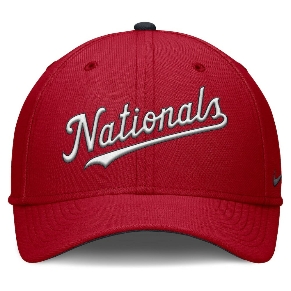 Washington Nationals Nike Primetime Rise Dri-FIT Flex Hat - Red - Nike Discount