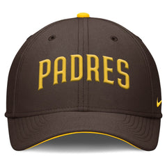 San Diego Padres Nike Primetime Rise Dri-FIT Flex Hat - Brown - Nike Discount
