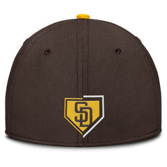 San Diego Padres Nike Primetime Rise Dri-FIT Flex Hat - Brown - Nike Discount