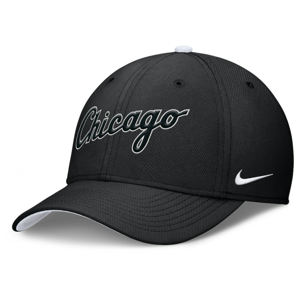 Chicago White Sox Nike Primetime Rise Dri-FIT Flex Hat - Black - Nike on Sale