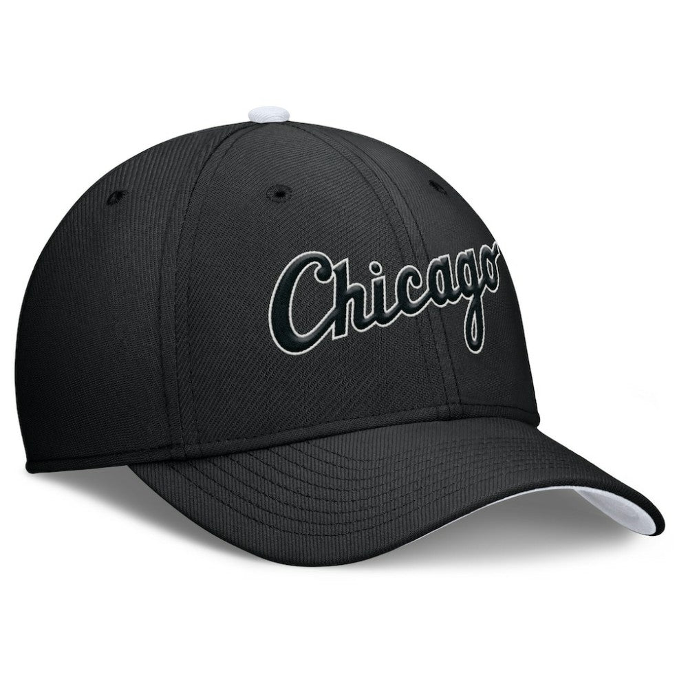 Chicago White Sox Nike Primetime Rise Dri-FIT Flex Hat - Black - Nike on Sale