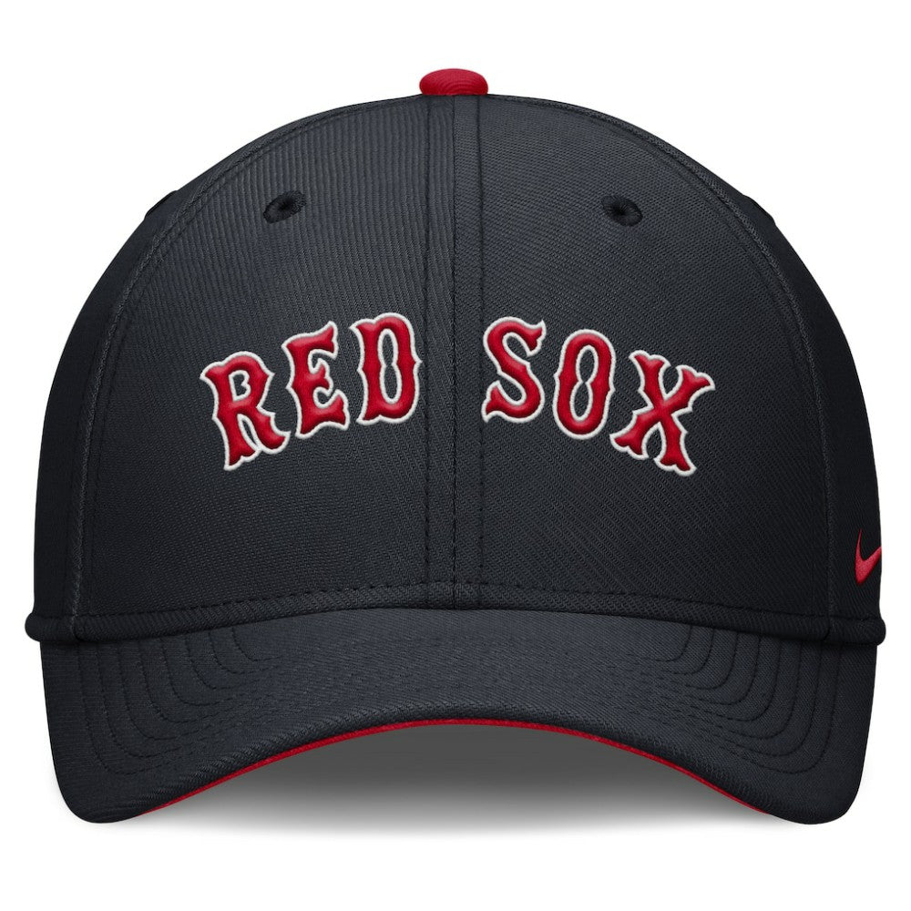 Boston Red Sox Nike Primetime Rise Dri-FIT Flex Hat - Navy - Nike Discount