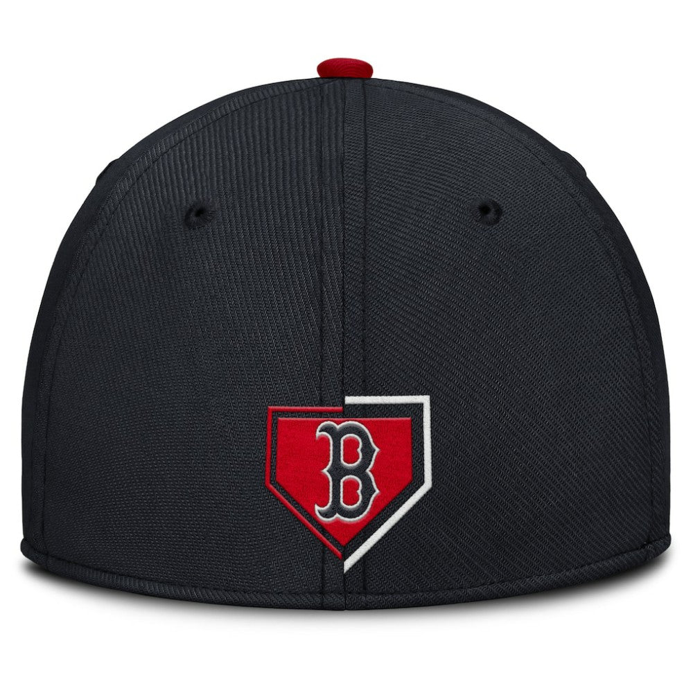 Boston Red Sox Nike Primetime Rise Dri-FIT Flex Hat - Navy - Nike Discount