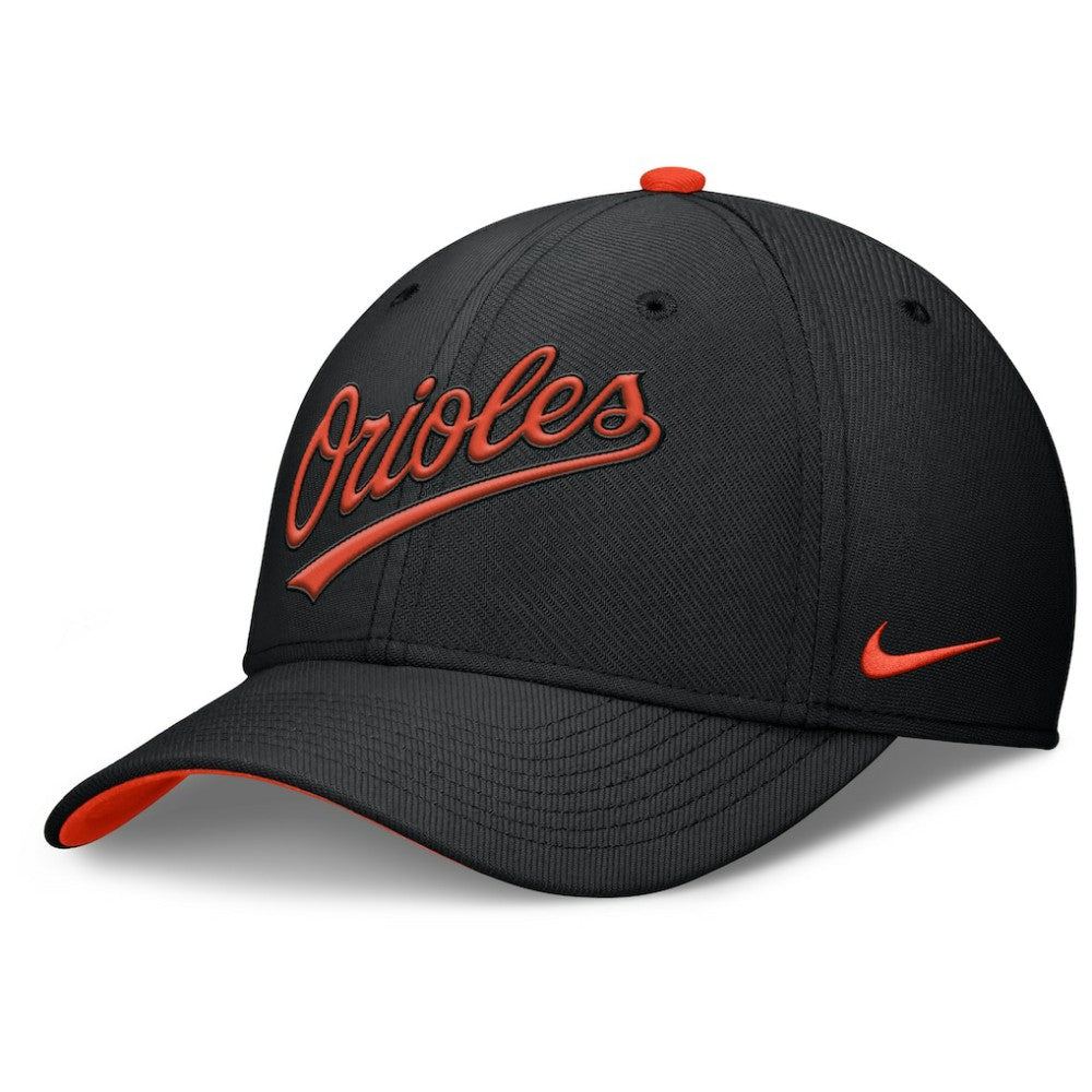 Baltimore Orioles Nike Primetime Rise Dri-FIT Flex Hat - Black - Nike Online