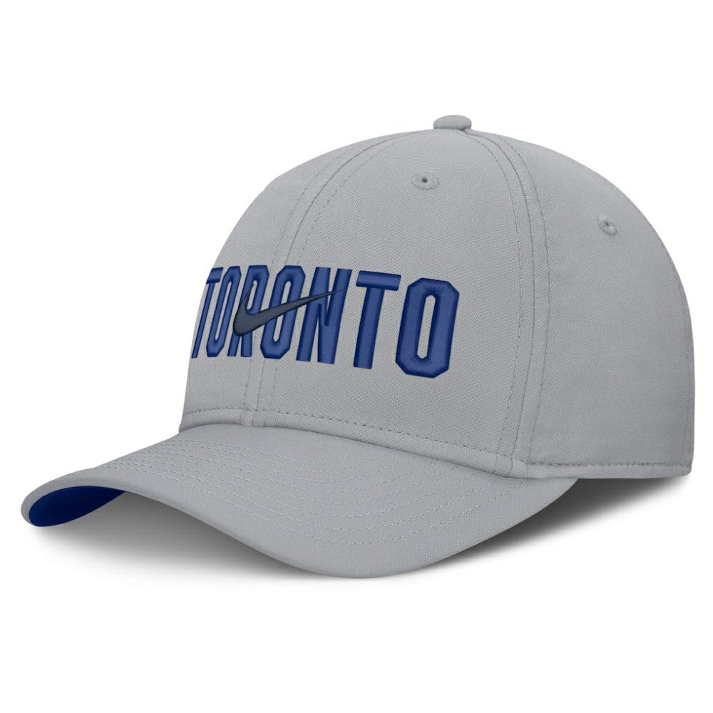 Toronto Blue Jays Nike Primetime Rise Dri-FIT Flex Hat - Gray - Nike Lifestyle