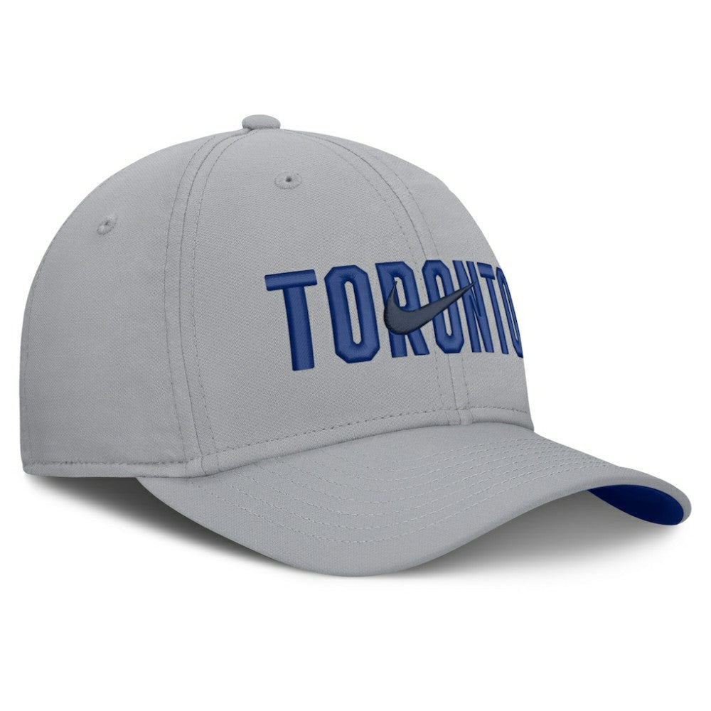 Toronto Blue Jays Nike Primetime Rise Dri-FIT Flex Hat - Gray - Nike Lifestyle