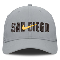 San Diego Padres Nike Primetime Rise Dri-FIT Flex Hat - Gray - Nike Sale