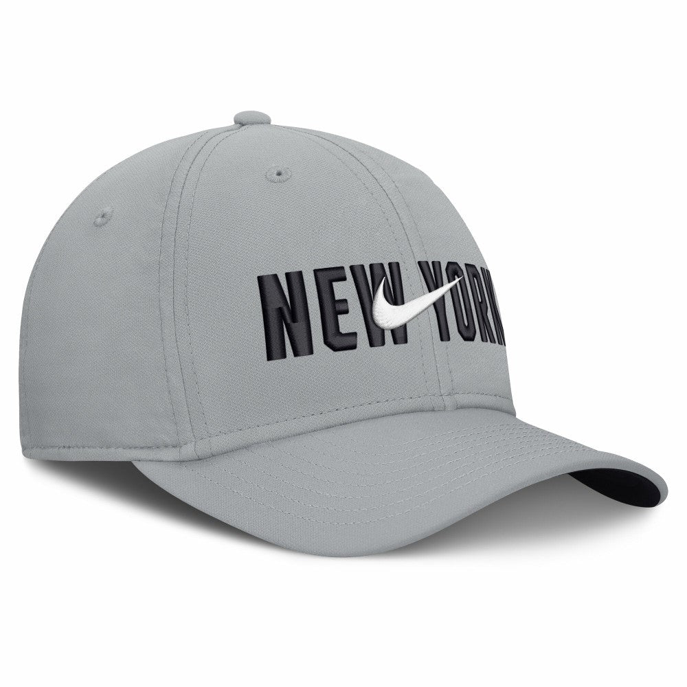 New York Yankees Nike Primetime Rise Dri-FIT Flex Hat - Gray - Nike Discount