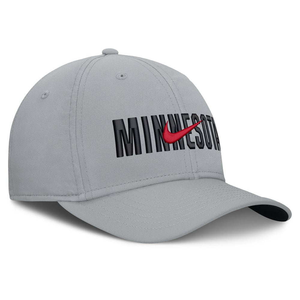 Minnesota Twins Nike Primetime Rise Dri-FIT Flex Hat - Gray - Nike Discount