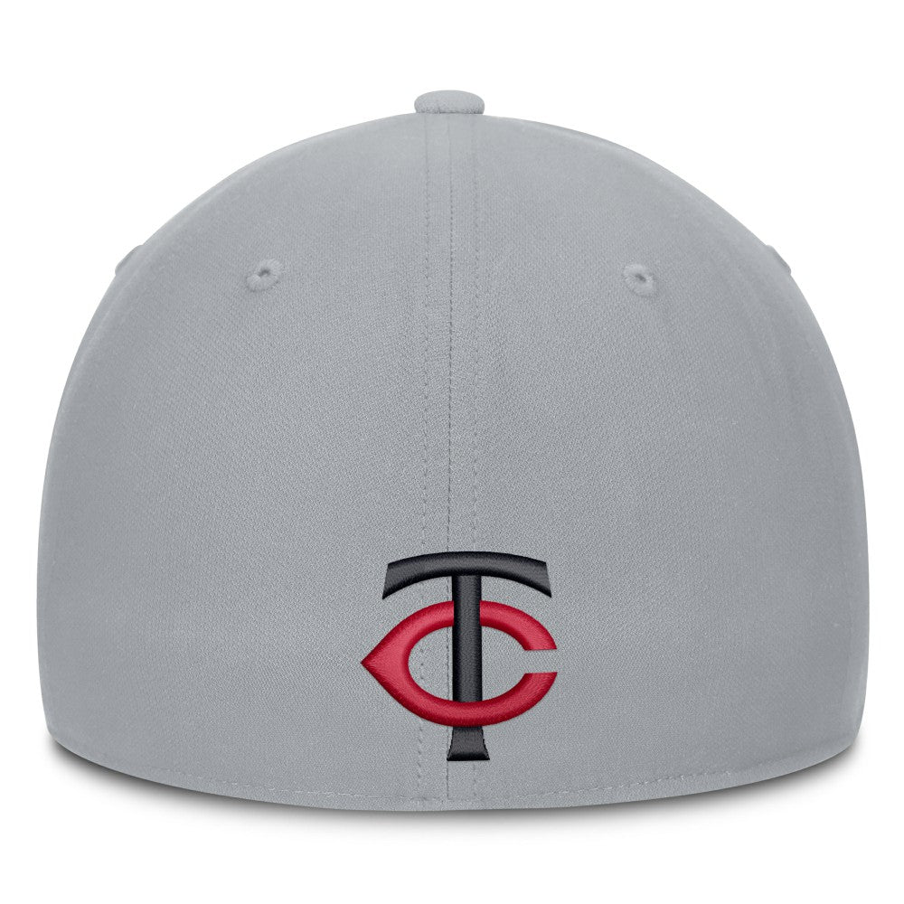 Minnesota Twins Nike Primetime Rise Dri-FIT Flex Hat - Gray - Nike Discount