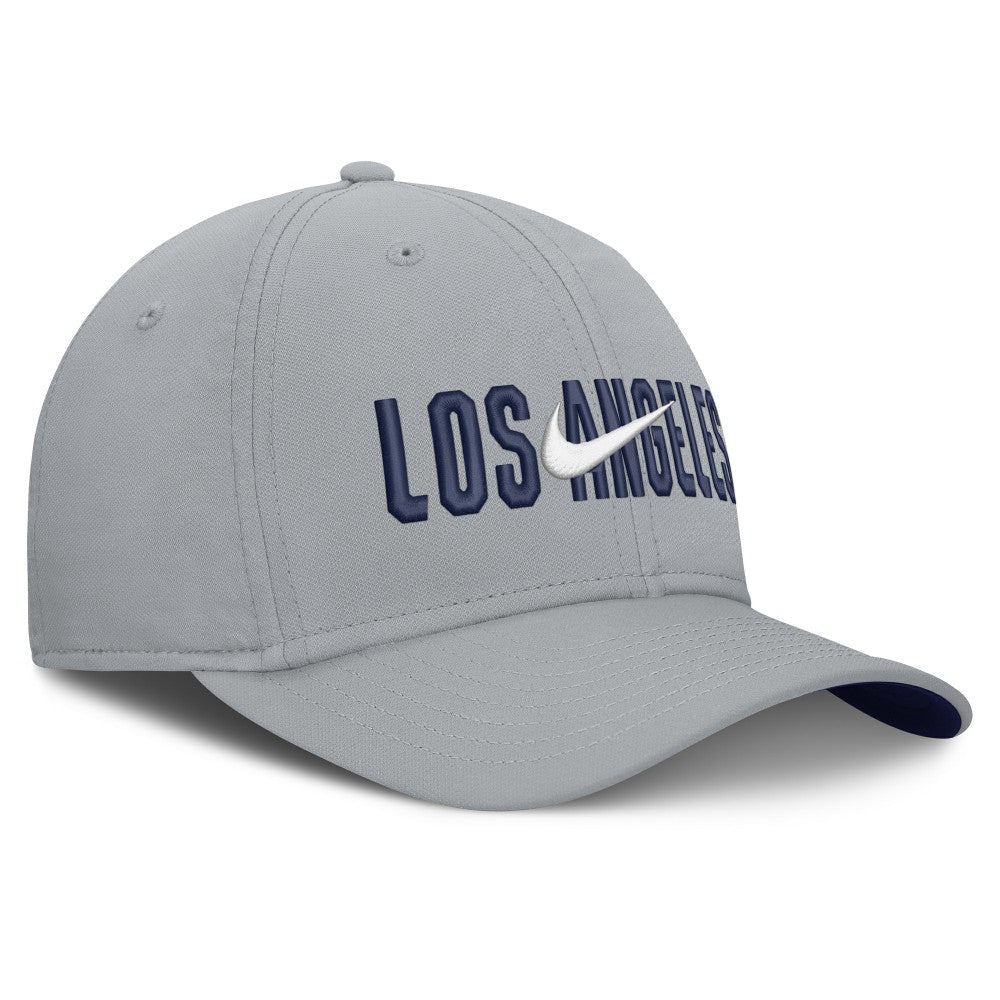 Los Angeles Dodgers Nike Primetime Rise Dri-FIT Flex Hat - Gray - Nike Sale