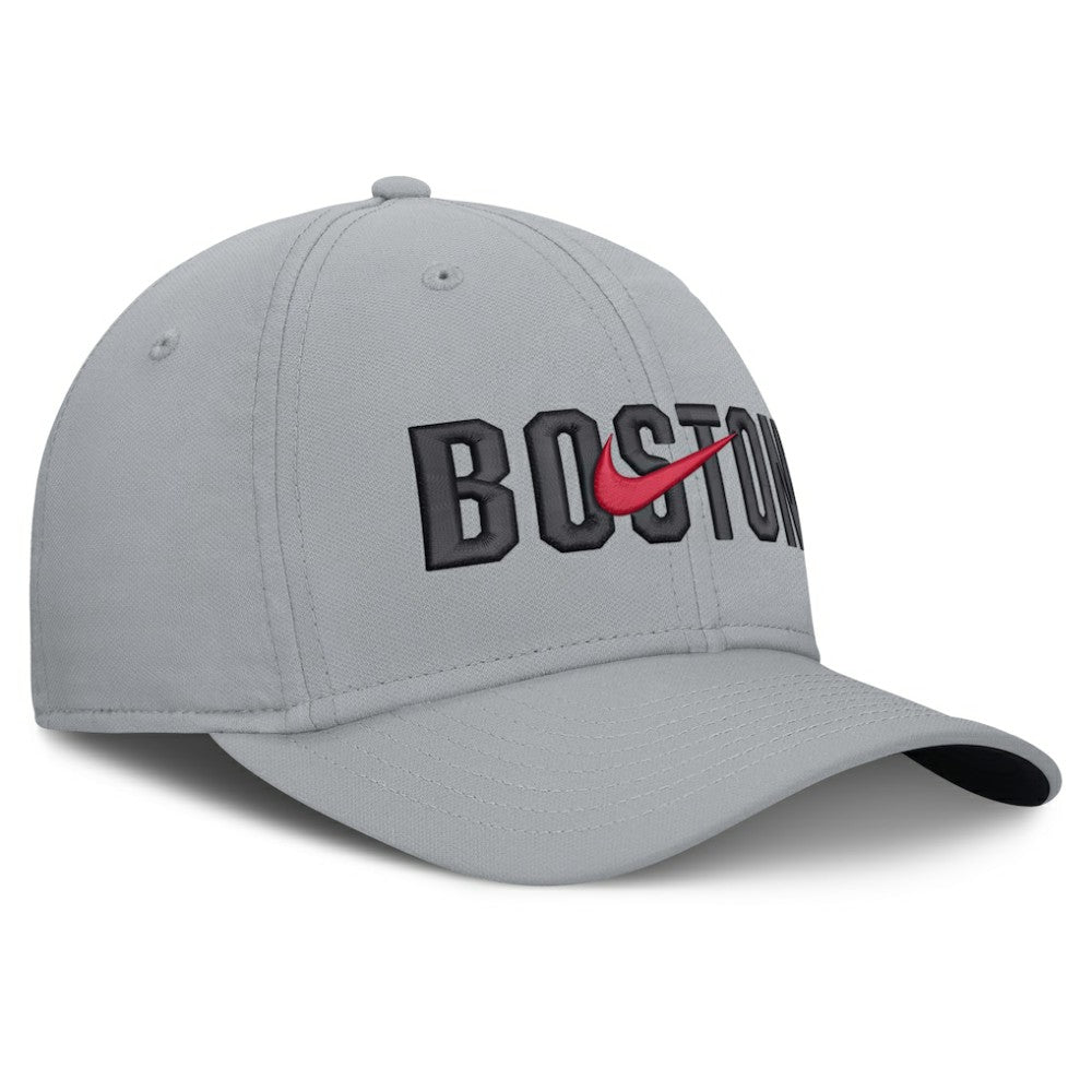 Boston Red Sox Nike Primetime Rise Dri-FIT Flex Hat - Gray - Nike on Sale
