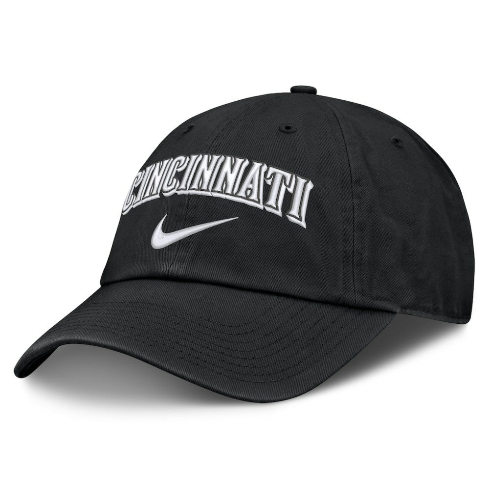 Cincinnati Reds Nike Primetime Club Adjustable Hat - Black - Nike Discount