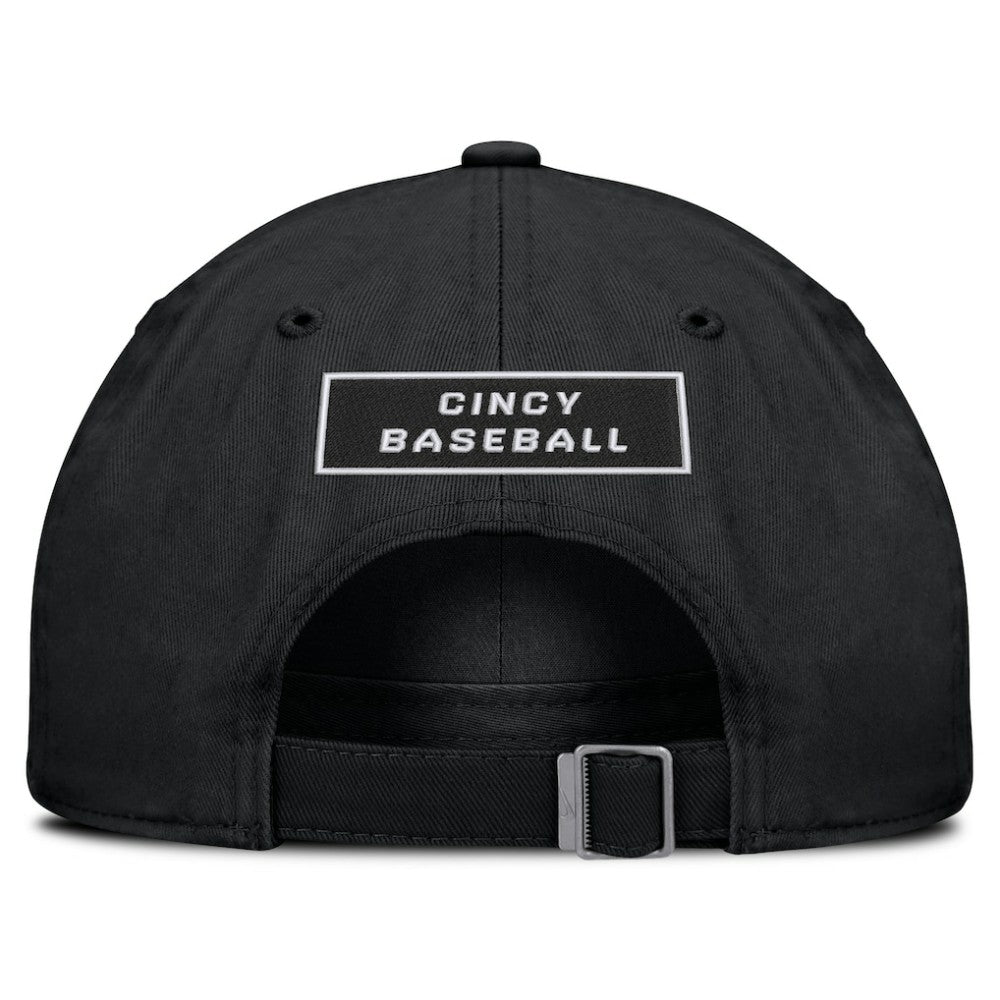Cincinnati Reds Nike Primetime Club Adjustable Hat - Black - Nike Discount