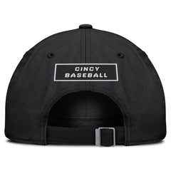 Cincinnati Reds Nike Primetime Club Adjustable Hat - Black - Nike Discount