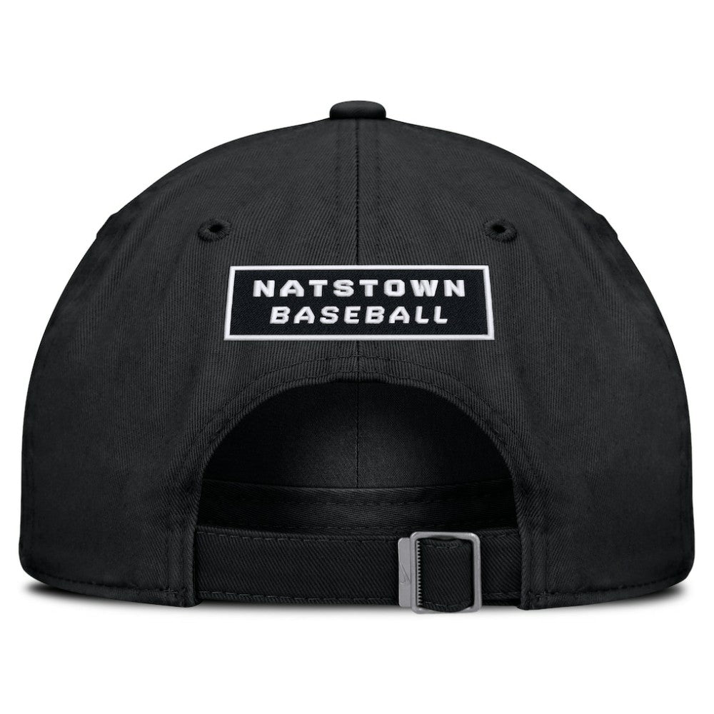 Washington Nationals Nike Primetime Club Adjustable Hat - Black - Nike Lifestyle
